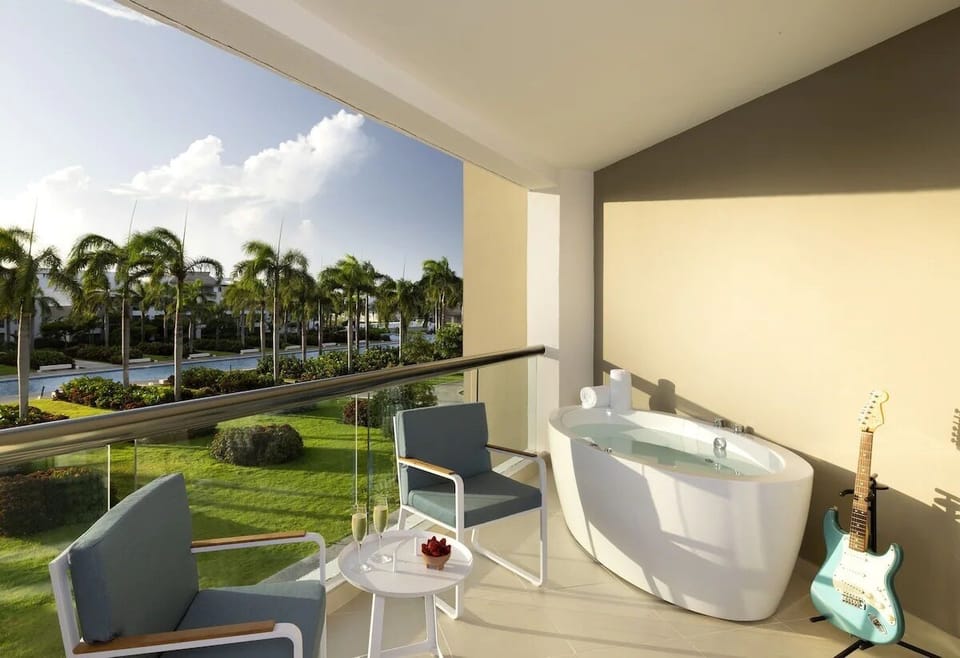 Stretch out in a spacious suite with elegant, calming design.