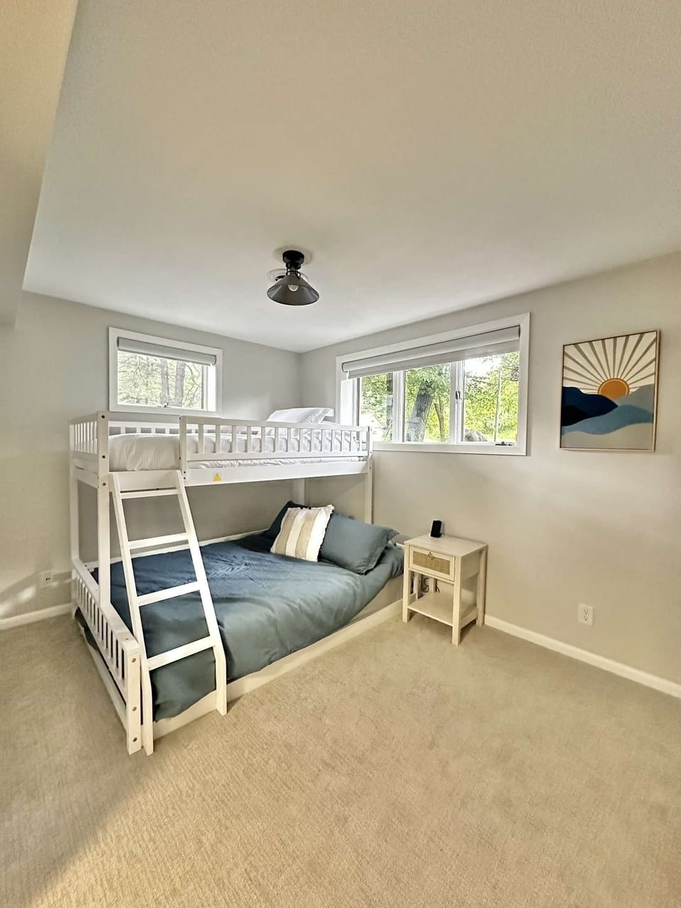 Bedroom #4 downstairs. Streetview.