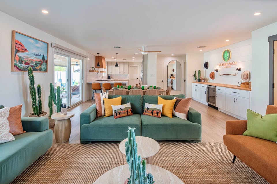 This modern open concept layout gives each space its own vibe. Living, dining, and kitchen flow together so everyone can stay connected.