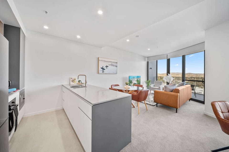 Living and kitchen