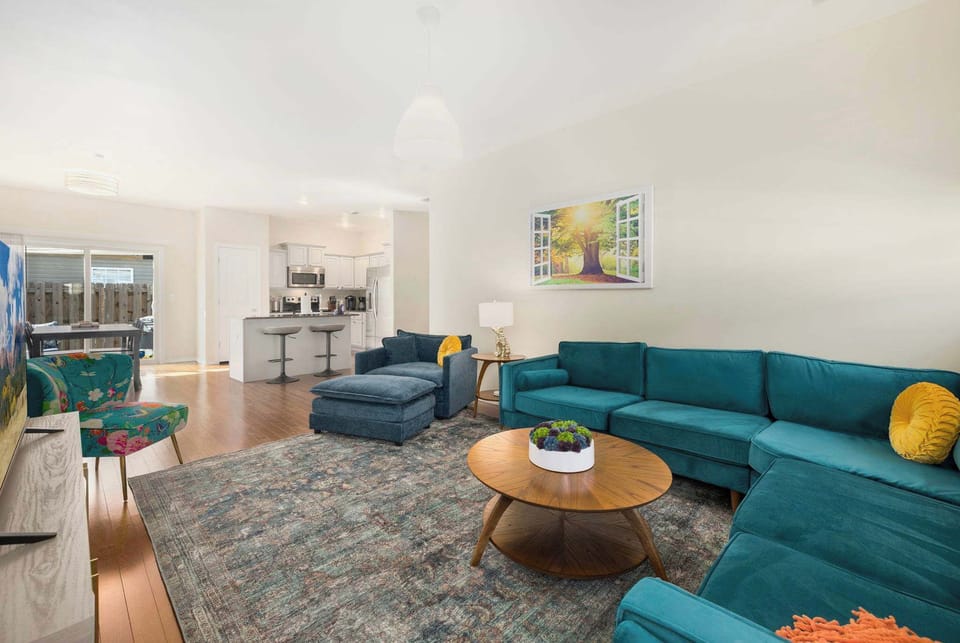 When you walk in our home you will find our open concept living room, kitchen, and dining space that creates the perfect space for memorable gatherings. 