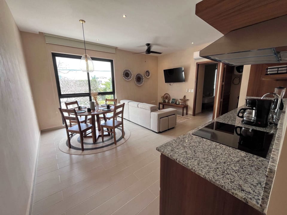 Enjoy the open-concept living space, ideal for dining and creating memories.