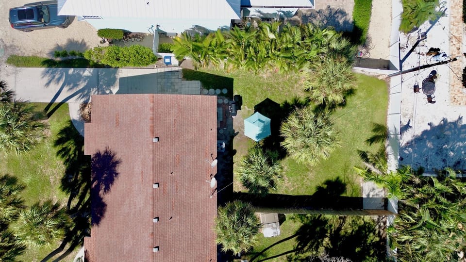Aerial view of property