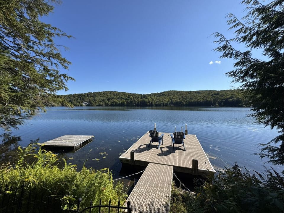 Private Dock with private swim platform