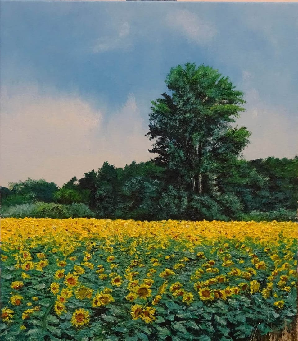 Kopie van Sunflowerfield 50x70 2015