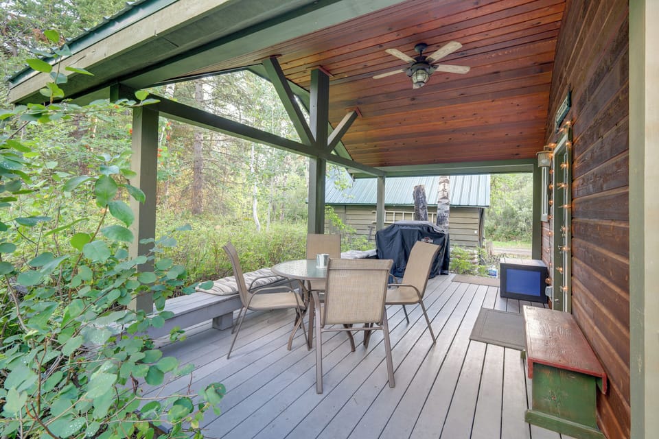 McCall Vacation Rental | 2BR | 2BA | 1,650 Sq Ft | 6 Steps to Enter