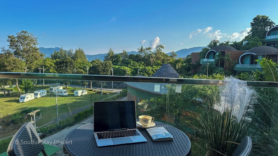 Work with a view — ideas flow easily when the world feels this calm.