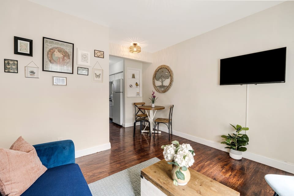 Dining area with cozy seating