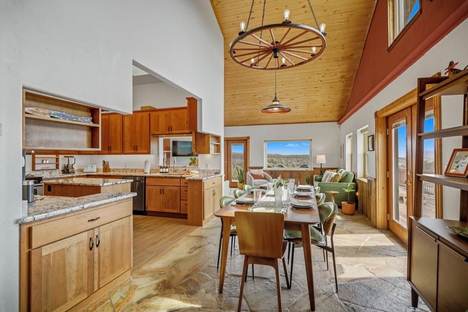 Plenty of seating at this beautiful dining room. 