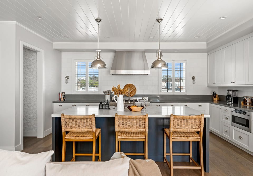 Bright, open kitchen designed for cooking and entertaining