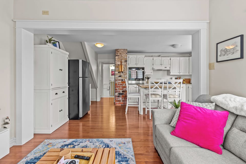 Spacious kitchen with breakfast seating