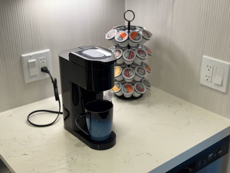 Start your mornings right — fresh coffee at your fingertips.