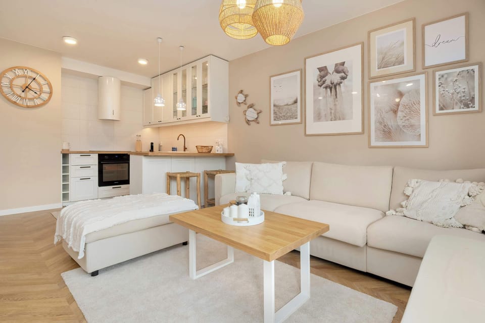 The elegant living room perfect for both relaxation and entertainment.