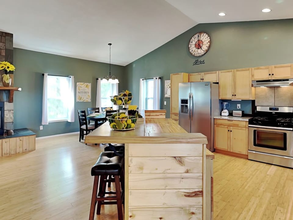Open Concept Living Room, Kitchen, & Dining Area - Second Floor