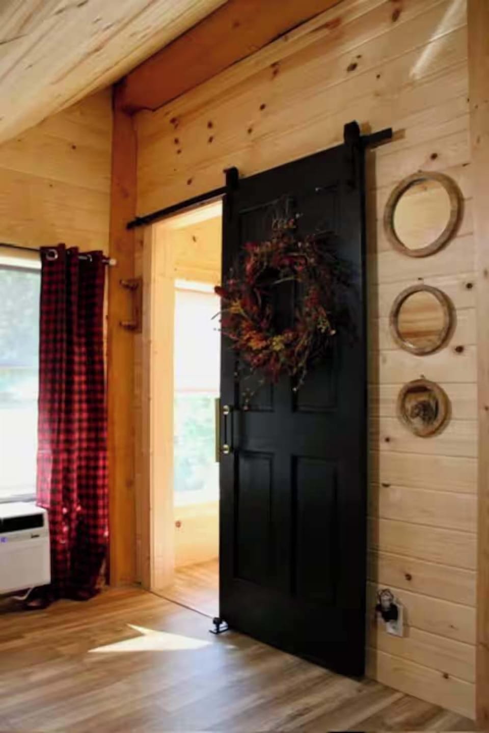 Doorway to loft bathroom 