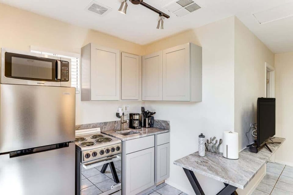  Kitchen with modern appliances.
