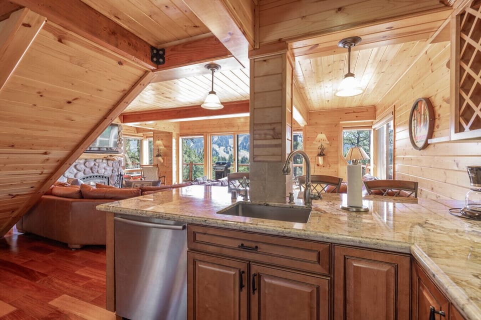Open concept kitchen