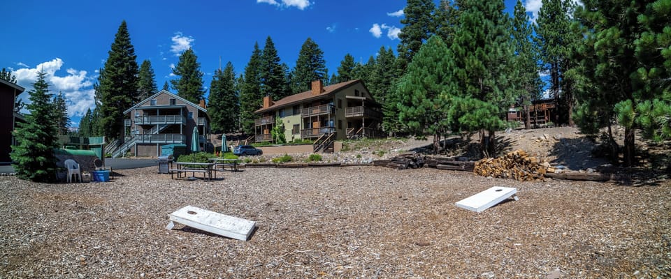 Shared backyard area (summer months only).