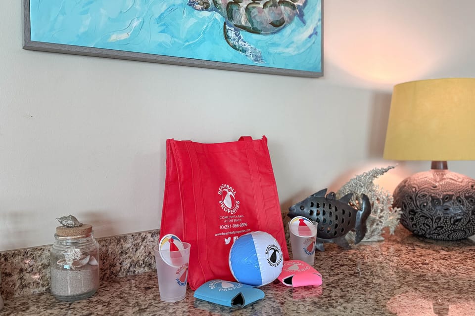 Beachball swag bag!