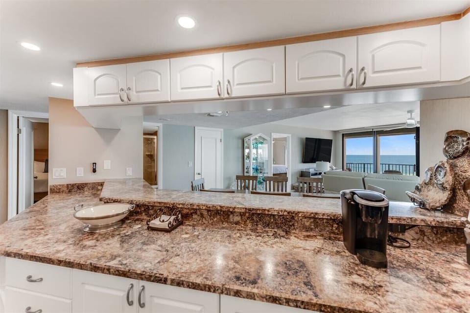Large kitchen counter
