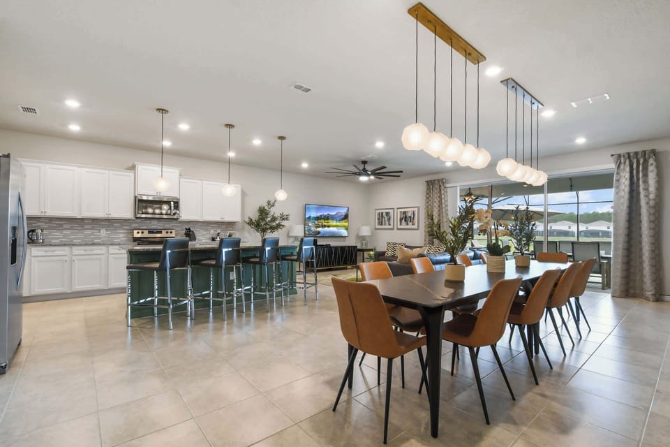 Share delicious meals and create memories together in a bright, stylish dining space designed for connection.