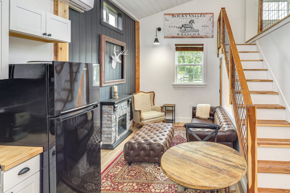 Lebanon Vacation Rental | Studio | 1BA | 800 Sq Ft | 1 Step to Enter