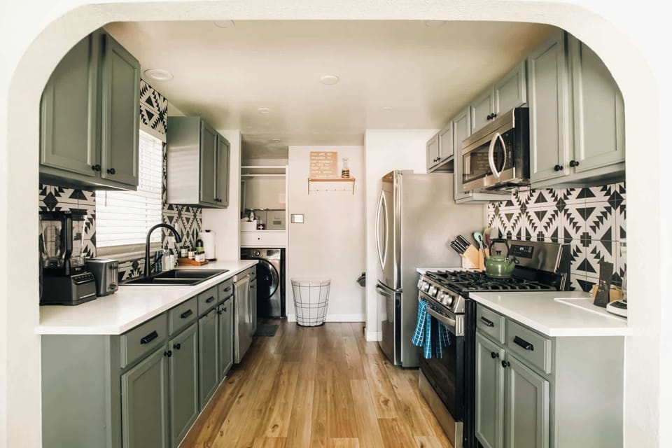 Renovated kitchen