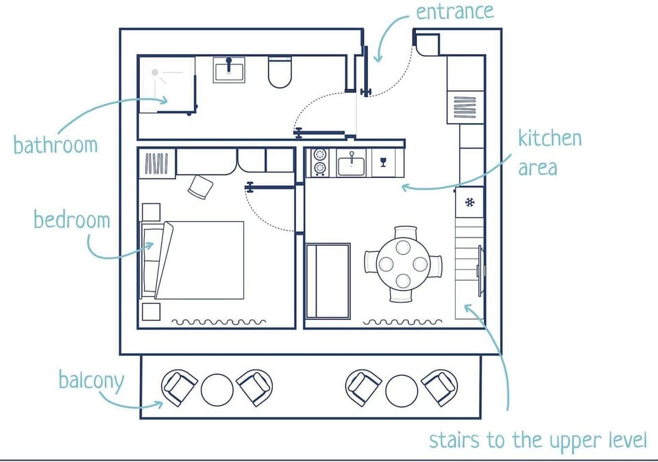 Floor plan of the lower level