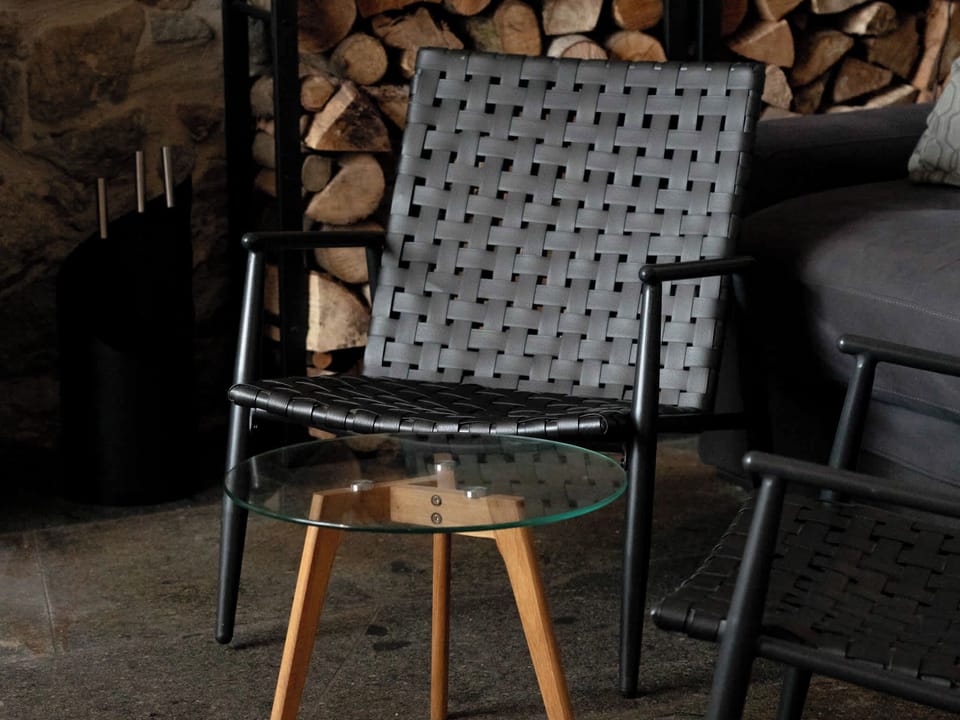 Gemütliche Sitzecke mit Kamin