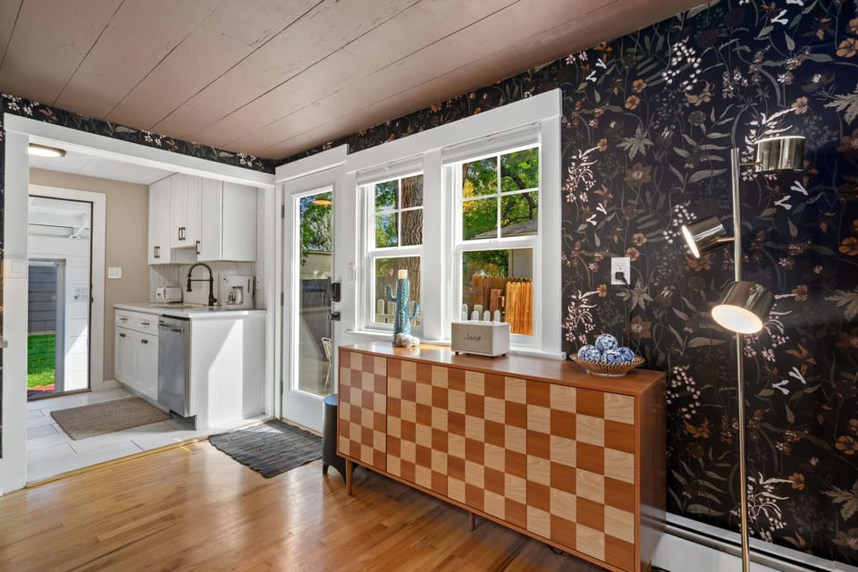 Dining Room | Easy Access to BBQ Grill and Outdoor Dining Area