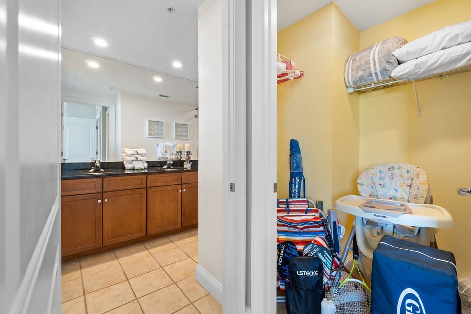 Guest Closet and Attached Bath