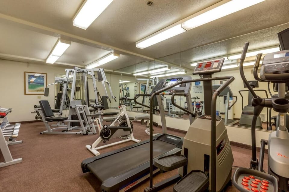 Energize your morning with cardio and strength equipment on-site.