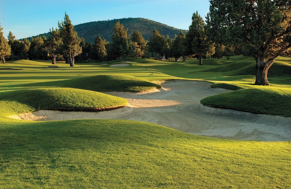 Unwind with golden-hour light spilling across rolling fairways.