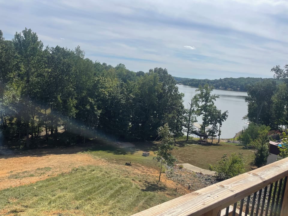 Lake Barkley view from the deck.