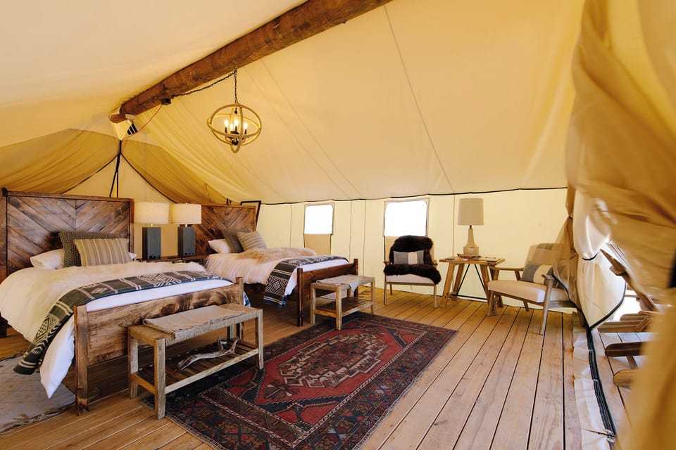 Spacious bedroom