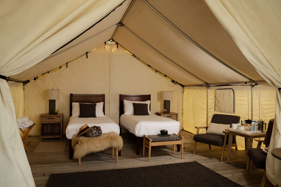 Two twin beds