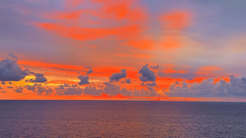 Beautiful Sunset view from Balcony