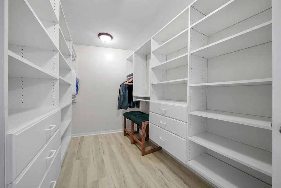 Walk-In Main Bedroom Closet