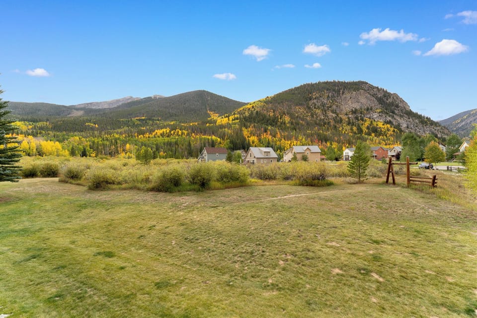 Mountain views from the balcony.