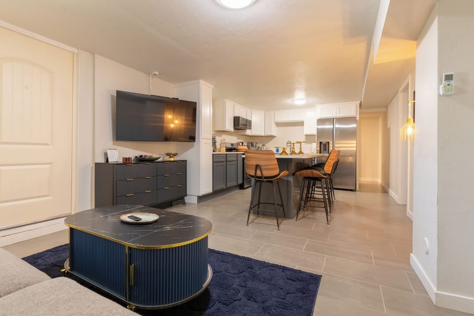 Kitchen view from living area/entrance