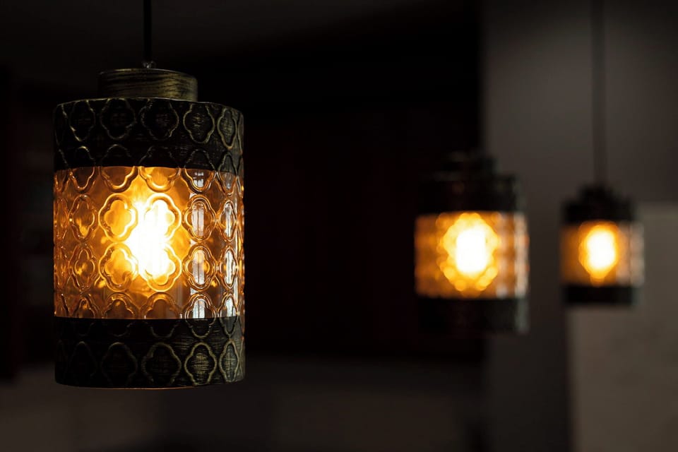 Warm ambient lighting for a cozy atmosphere.
