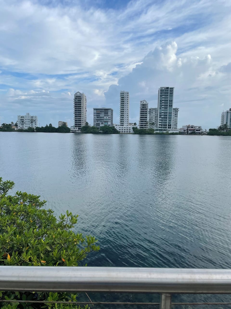 Lagoon  Views from the enclosed balcony 