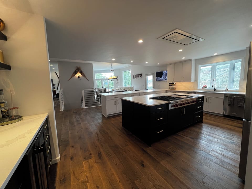 Space is all connected to main floor bedroom which is behind location