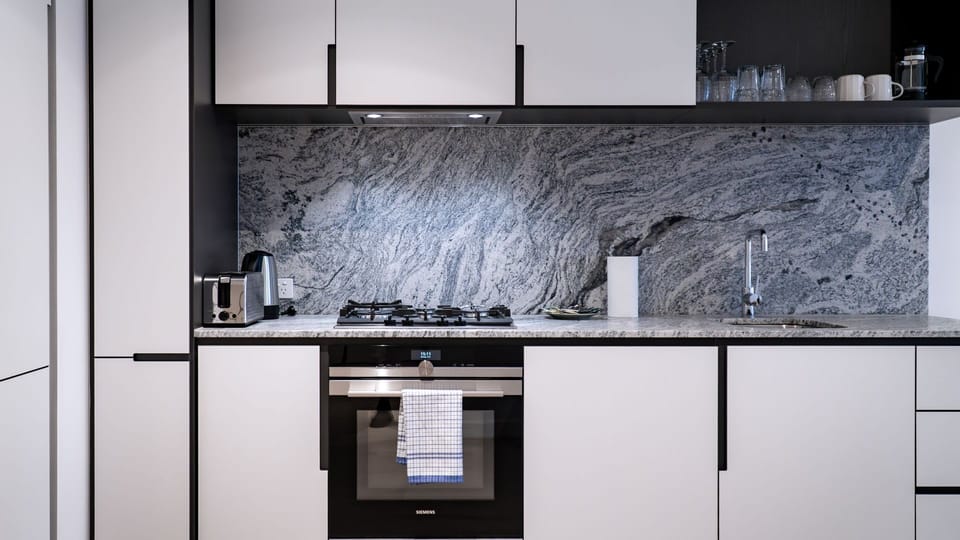 Functional kitchen design with ample storage