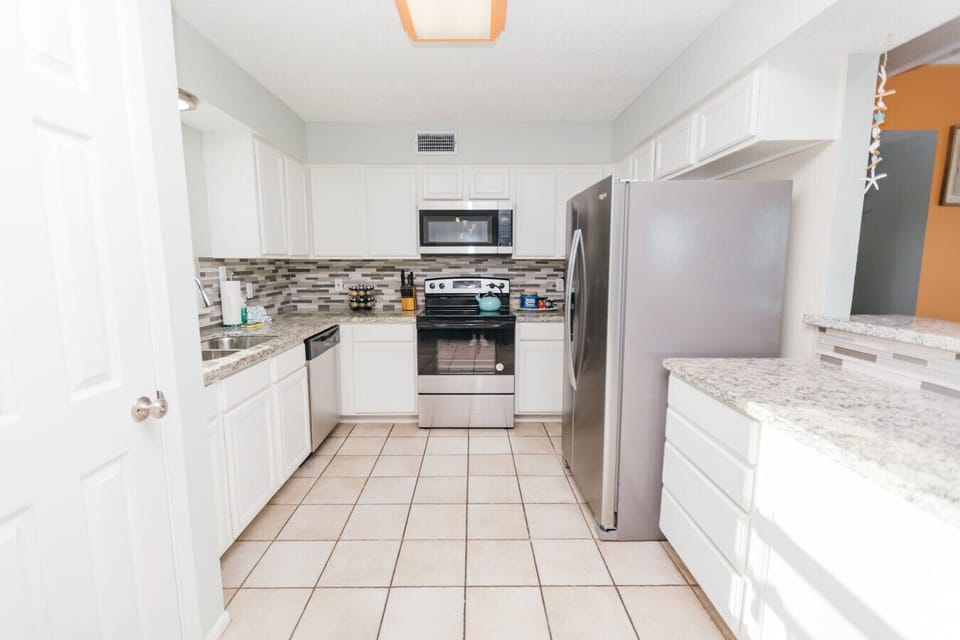 Whip up delicious meals in this charming kitchen