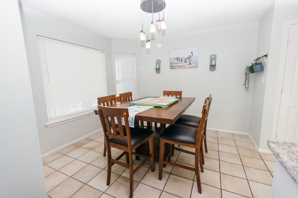 This is the main dining area of the home