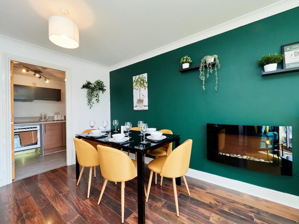 Open living-dining room