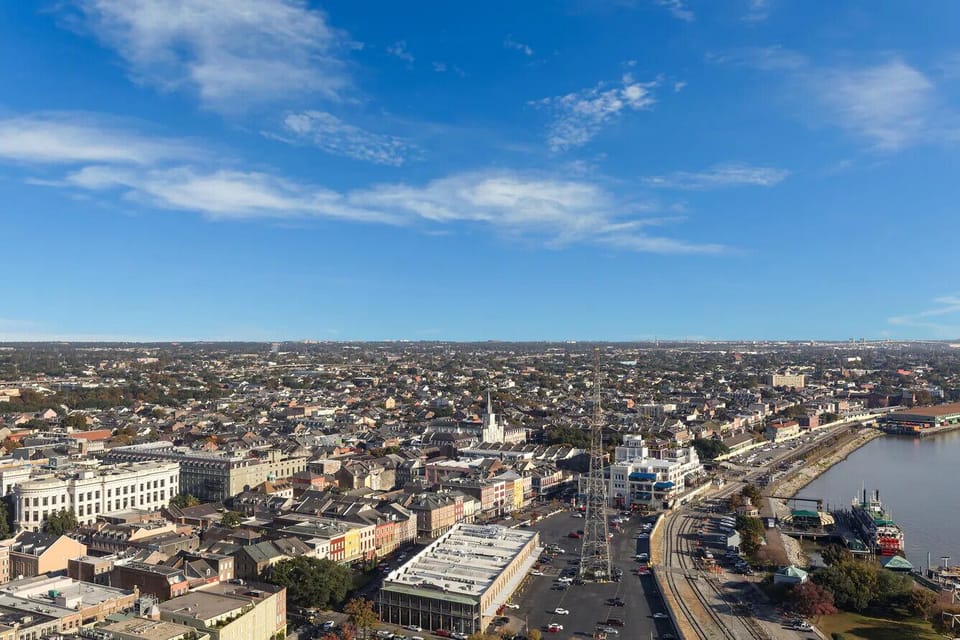 Soar above the city and savor sweeping skyline views.