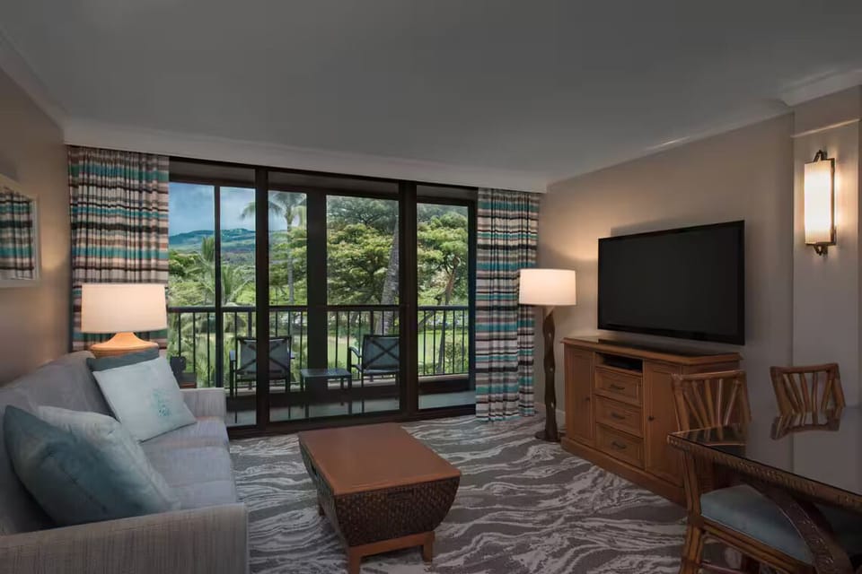 Comfy living room with TV and DVD player