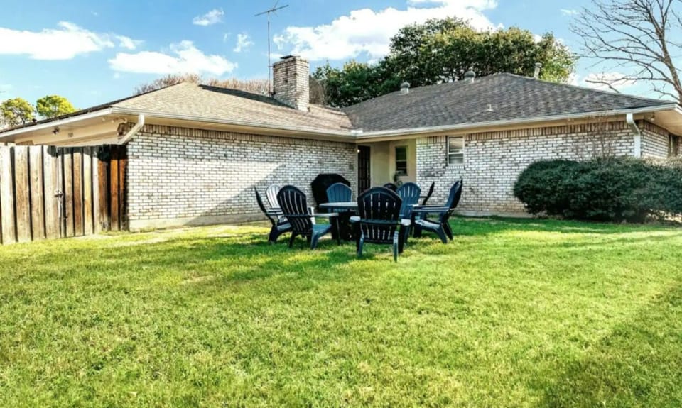 Massive private fenced in back yard for everyone to sit back, & relax 